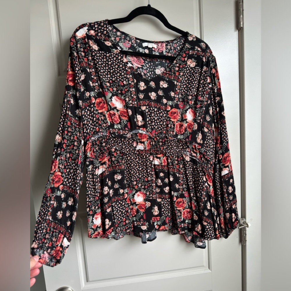 Maurice’s floral blouse